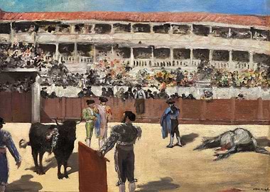 Bullfight 1865 by Manet