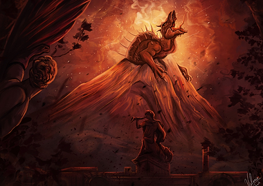 The dragon of Pompeii