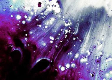 Violet and purple ink