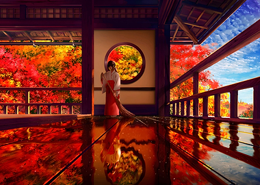 Traditional Japanese Girl