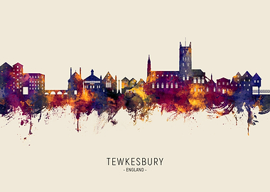 Tewkesbury Skyline England