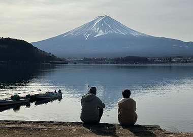 Contemplating Mount Fuji