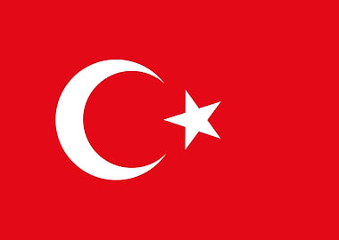 Turkish Flag of Turkey