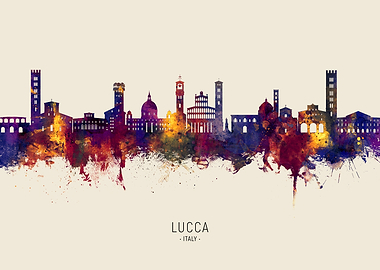 Lucca Skyline Italy