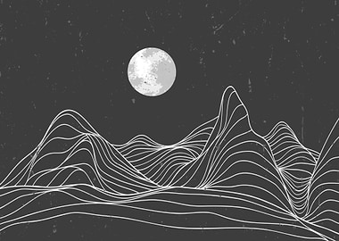 MOUNTAIN LINE ART