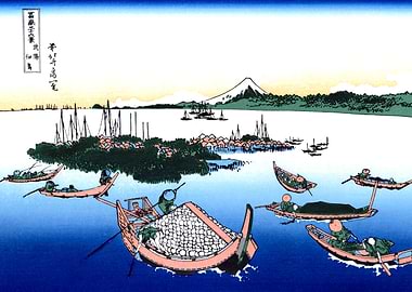 Tsukada Island in Musashi