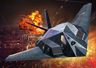 F117 Night Hawk Stealth