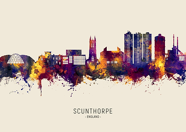 Scunthorpe Skyline England