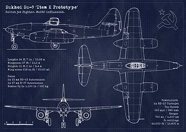 Sukhoi Su9 Blueprint