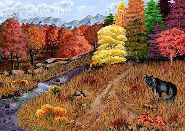 Autumn painting