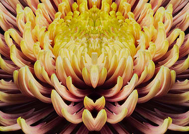 mandala of chrysanthemum