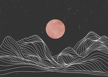 MOUNTAIN LINE ART