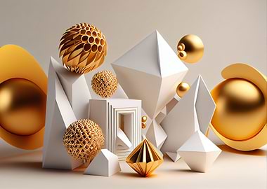 Colorful geometric shapes