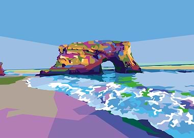 Natural Bridges Beach