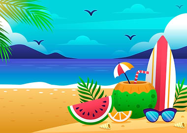 Tropical Summer Beach