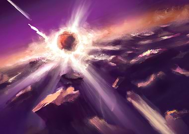 Violet Star Meteor Strike