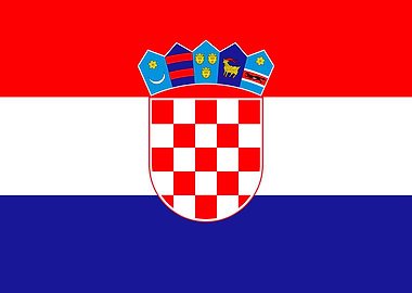 Croatian Flag of Croatia
