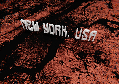 New York Map 3D