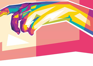 Couple Hand Popart 2