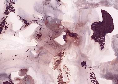 Plum Blush Ink Marble Glam