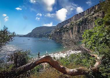 Mala beach French Riviera