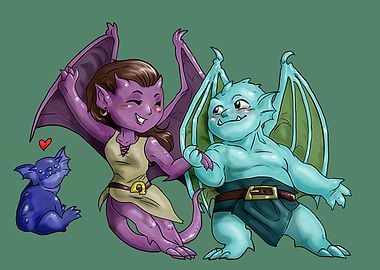 Chibi Gargoyle Dance
