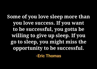 Eric Thomas Quote
