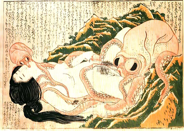 Ukiyo e Fisherman Wife