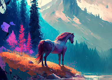 Majestic Horse In Nature