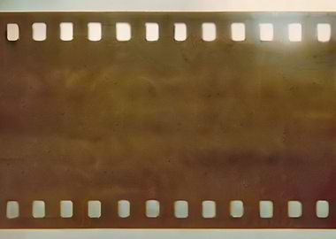 Film frame with perforatio