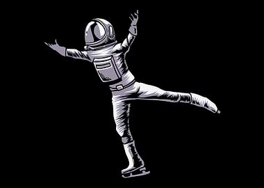Figure Skating Astronaut