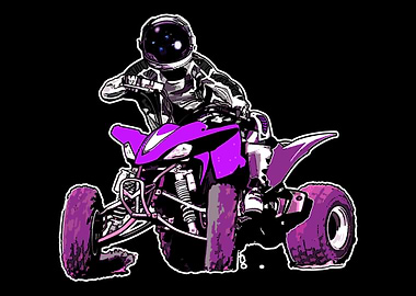 Quad Bike Astronaut