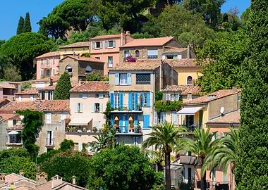 view on Bormes les Mimosas