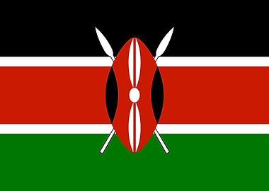 Kenyan Flag of Kenya