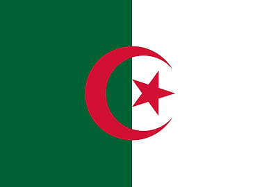 Algerian Flag of Algeria