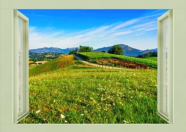 Open window landscape