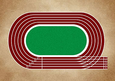 running track vintage
