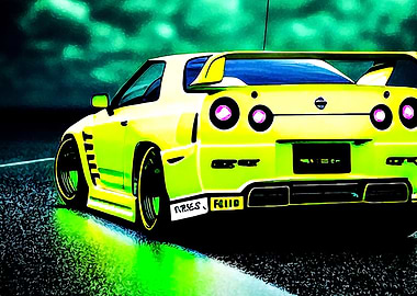 Nissan R34 Neon Night