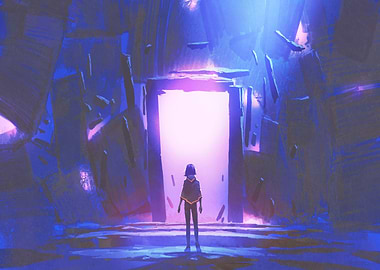 A kid go to another place