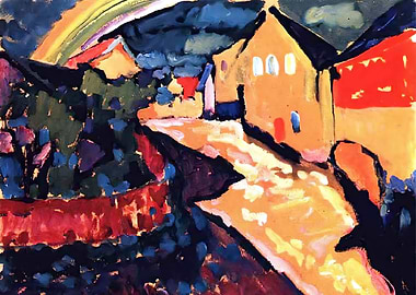 murnau with rainbow 1909