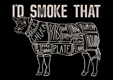 I smoke that barbecue BBQ