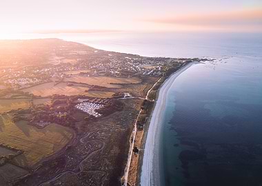 Aerial coast Mousterlin