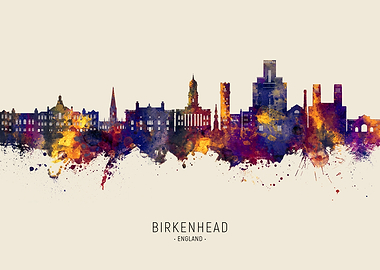 Birkenhead Skyline England