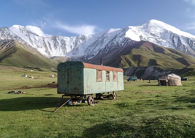 In the Kyrgyz mountains
