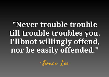 Bruce Lee quote