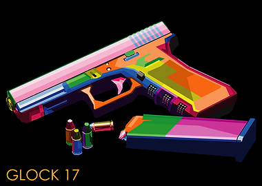 Colorful Weapon pop art