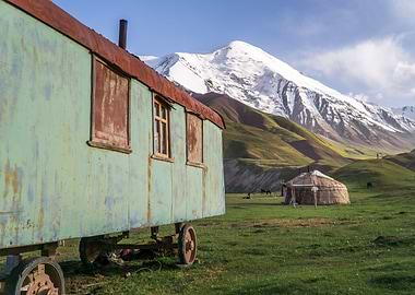 In the Kyrgyz mountains