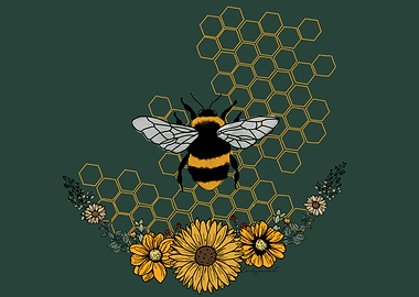 Floral Bee