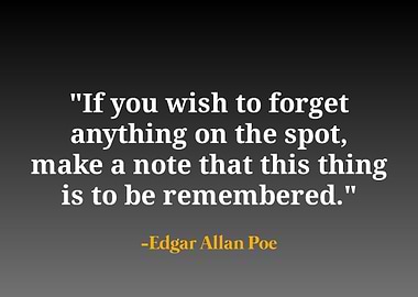Edgar Allan Poe quote