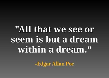Edgar Allan Poe quote